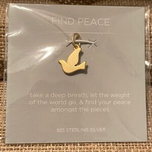 NIB Origami Owl Core Collection Gold Dove Memento (retired collection)